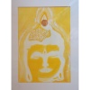 <Big>Buddha Gelb<br>Acryl auf Papier<br>20x30cm</Big>