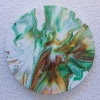 Im Herbstgewand<br>Acryl Pouring auf Leinwand 30 cm<br>Th. Koch 10/2020