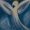 Engel 3<br>Acryl auf Leinwand<br>40x40cm